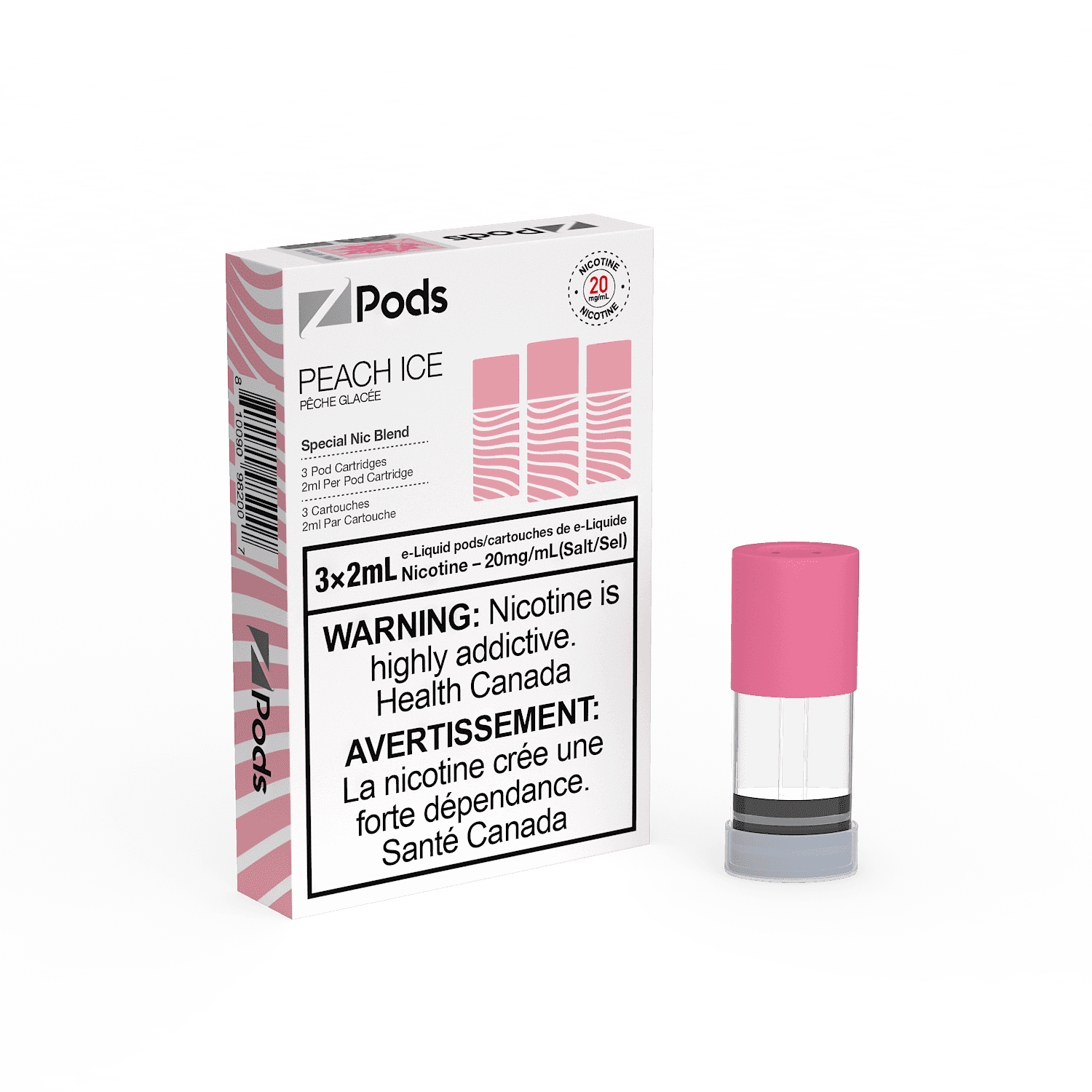 Z PODS (STLTH) Z Pods - Peach Ice