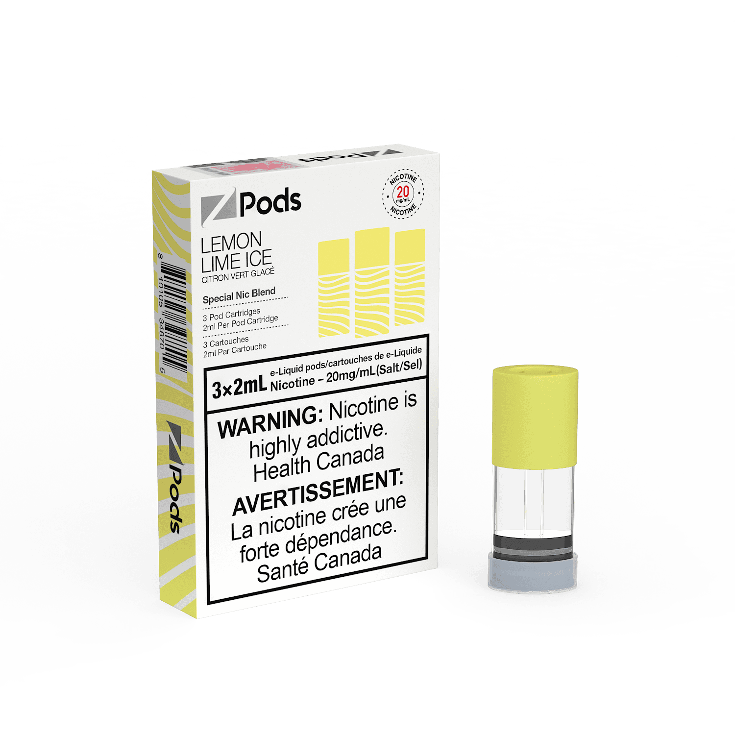 Z PODS (STLTH) Z Pods - Lemon Lime Ice