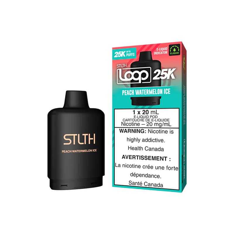 STLTH Loop 25K Pods STLTH Loop 25K Pod - Peach Watermelon Ice