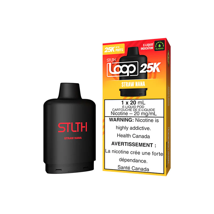STLTH Loop 25K Pods STLTH Loop 25K Pod - Straw Nana