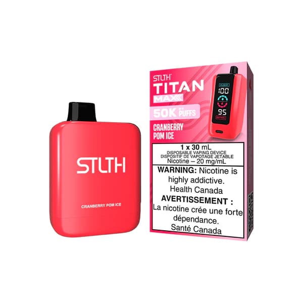 STLTH Titan Max 50K STLTH TITAN Max 50k - Cranberry Pom Ice
