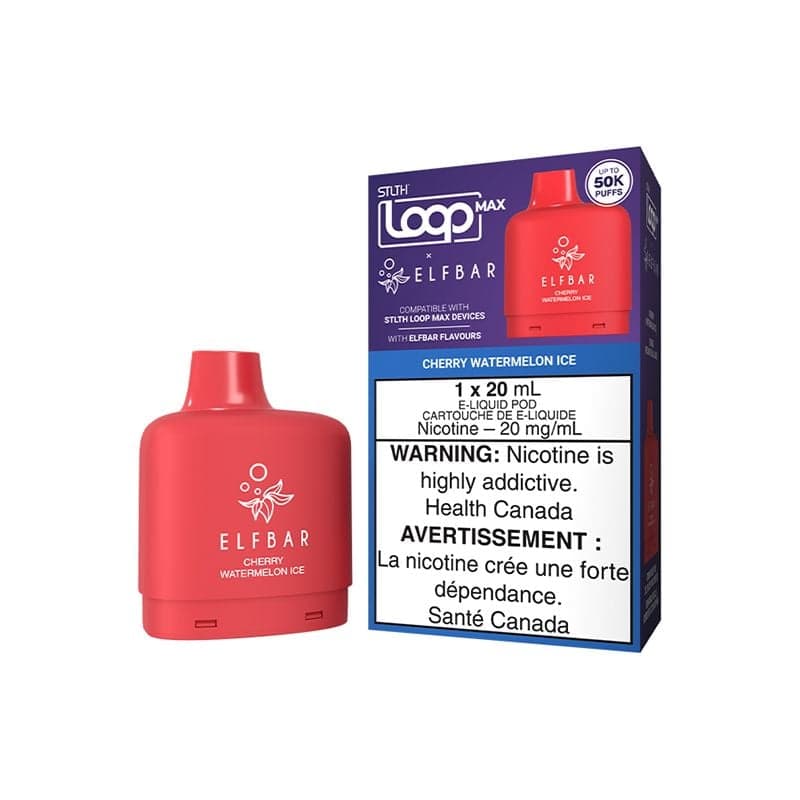 STLTH Loop Max X Elf Bar 50K Pod STLTH Loop Max X Elf Bar 50K Pod - Cherry Watermelon Ice