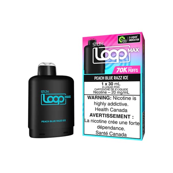 STLTH Loop Max 70K Pods STLTH Loop Max 70k Pod - Peach Blue Razz Ice
