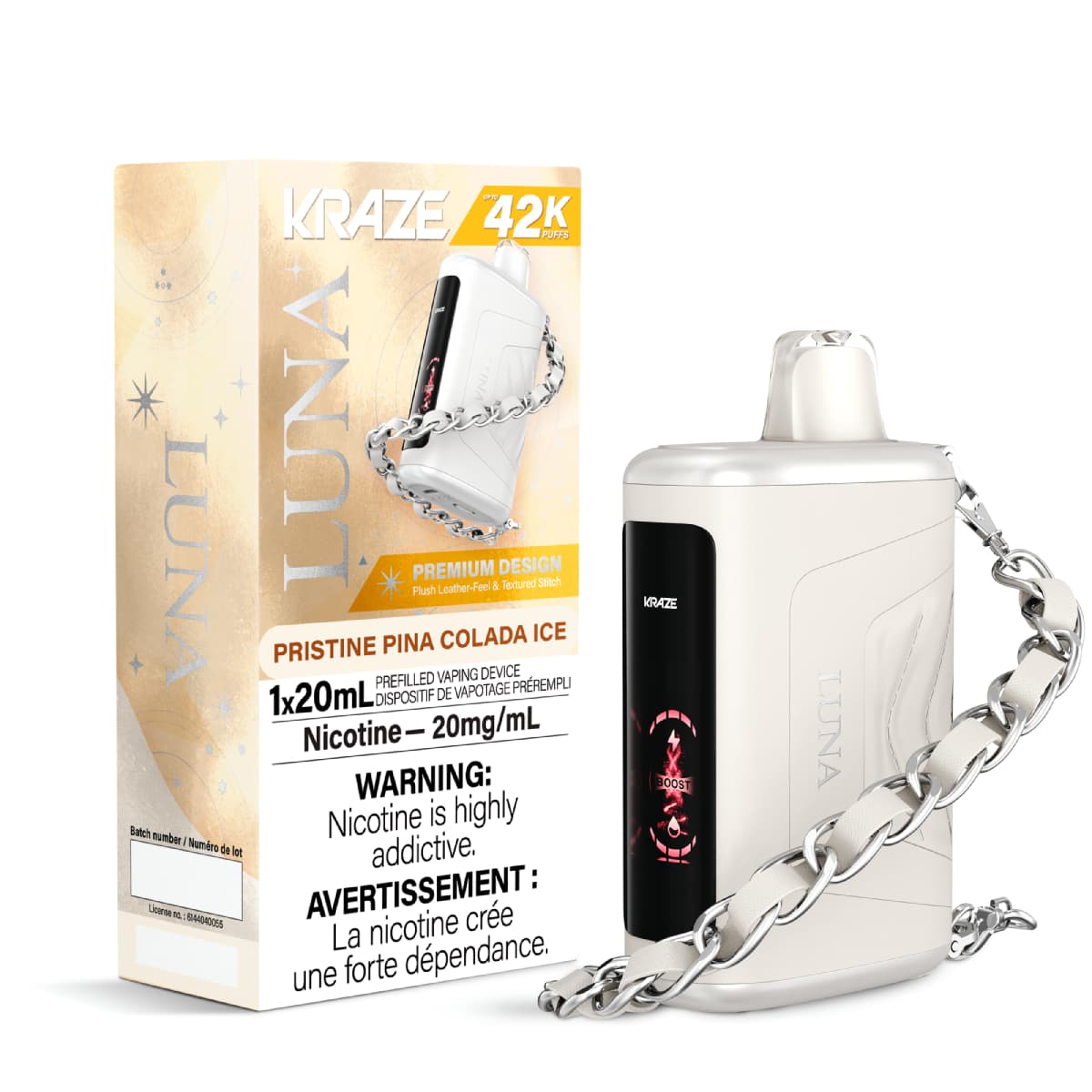 Kraze Luna 42K Kraze Luna 42K - Pristine Pina Colada Ice