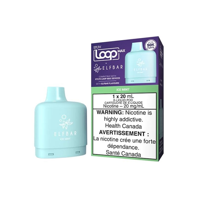 STLTH Loop Max X Elf Bar 50K Pod STLTH Loop Max X Elf Bar 50K Pod - Ice Mint