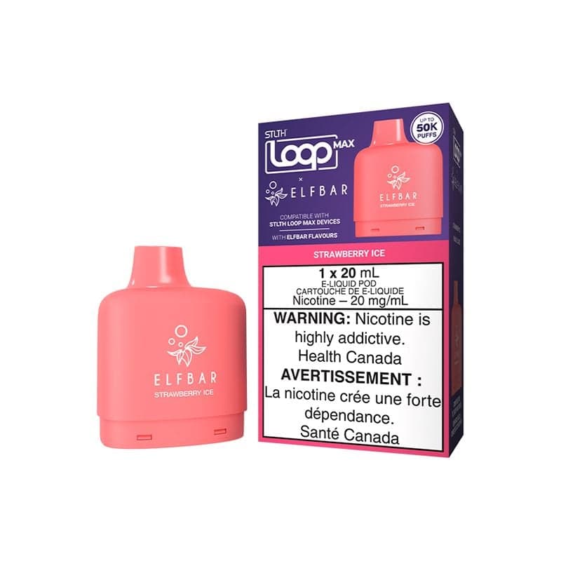STLTH Loop Max X Elf Bar 50K Pod STLTH Loop Max X Elf Bar 50K Pod - Strawberry Ice